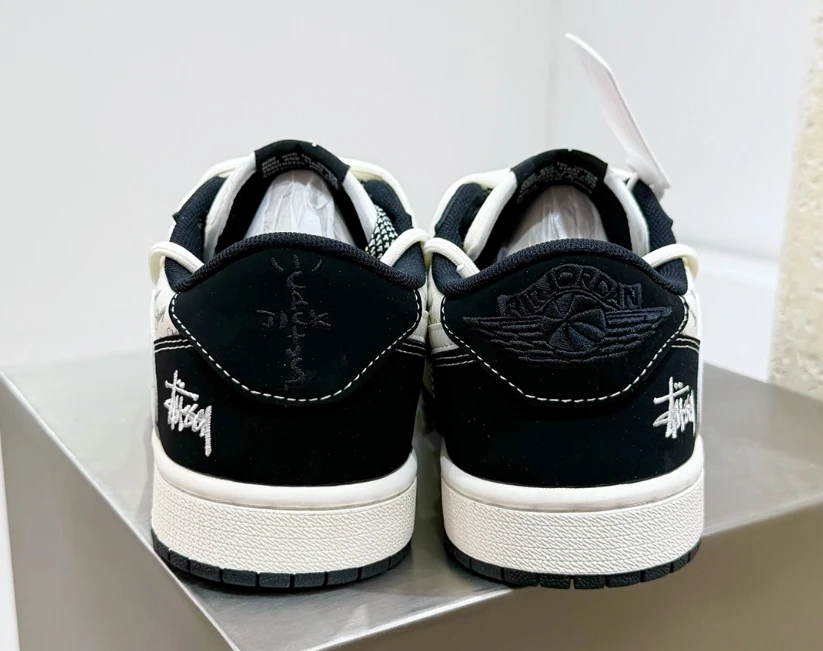 Air Jordan 1 Low x Travis Scott x Stussy Shoes Sneakers by Air Jordan