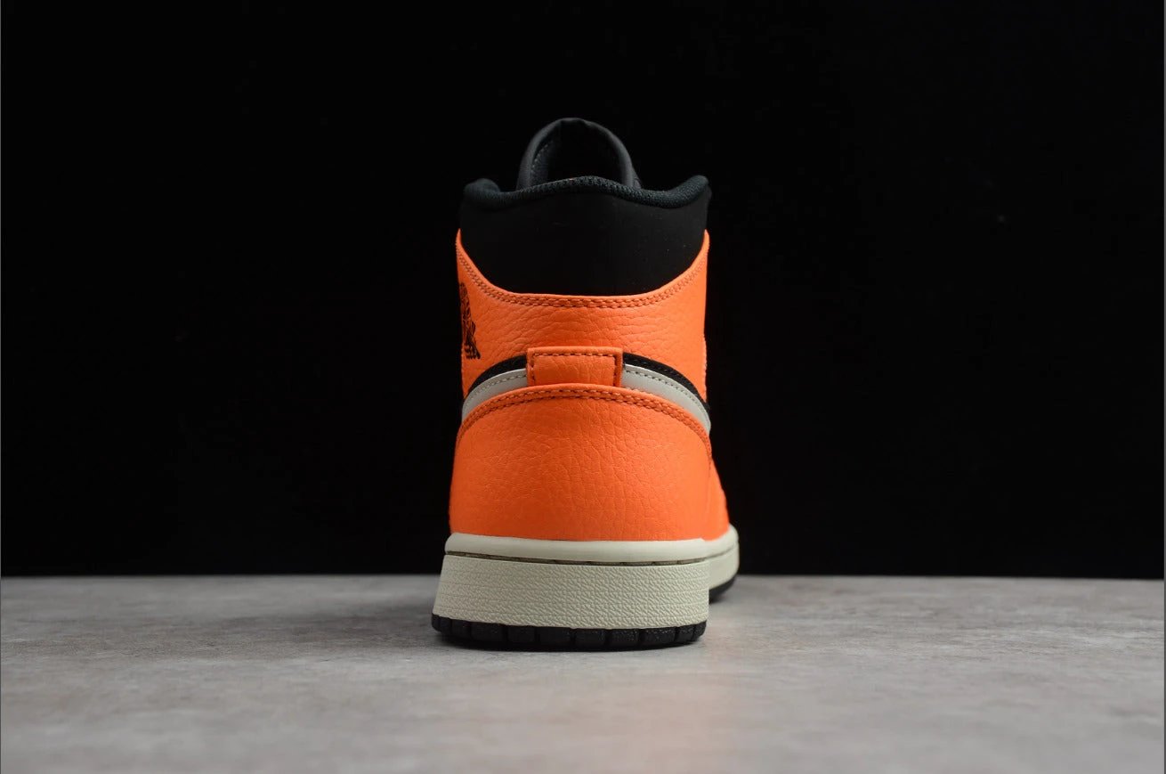 Air Jordan 1 Mid Buckled Black Orange by Air Jordan