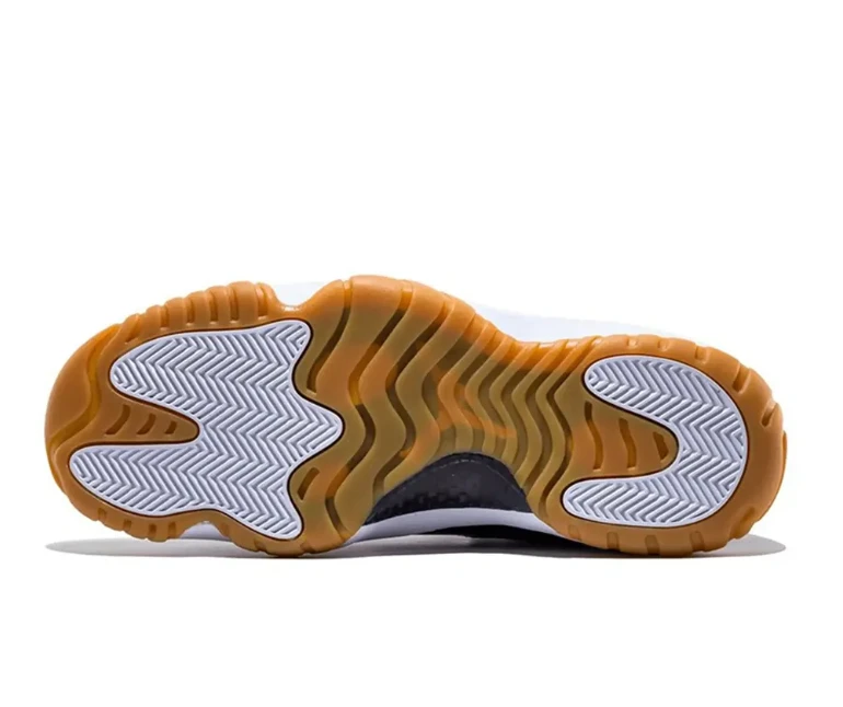 Air Jordan 11 Retro Low Navy Gum Shoes Sneakers by Air Jordan