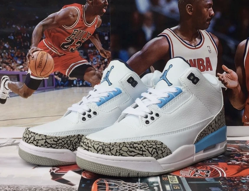Air Jordan 3 Retro UNC by Air Jordan