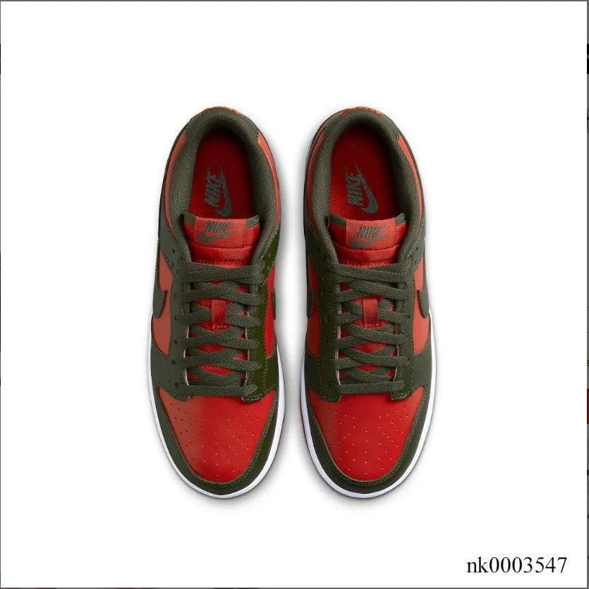 Dunk Low Mystic Red Cargo Khaki Shoes Sneakers by Air Jordan