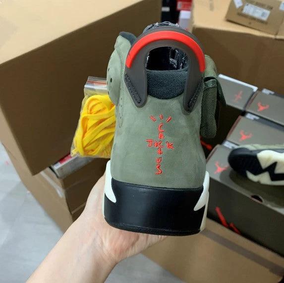 Air Jordan 6 x Travis Scott Army Green by Air Jordan