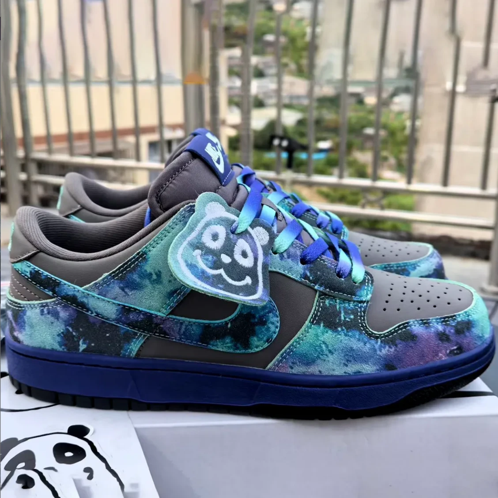 Dunk Low Panda Galaxy Shoes Sneakers by Air Jordan