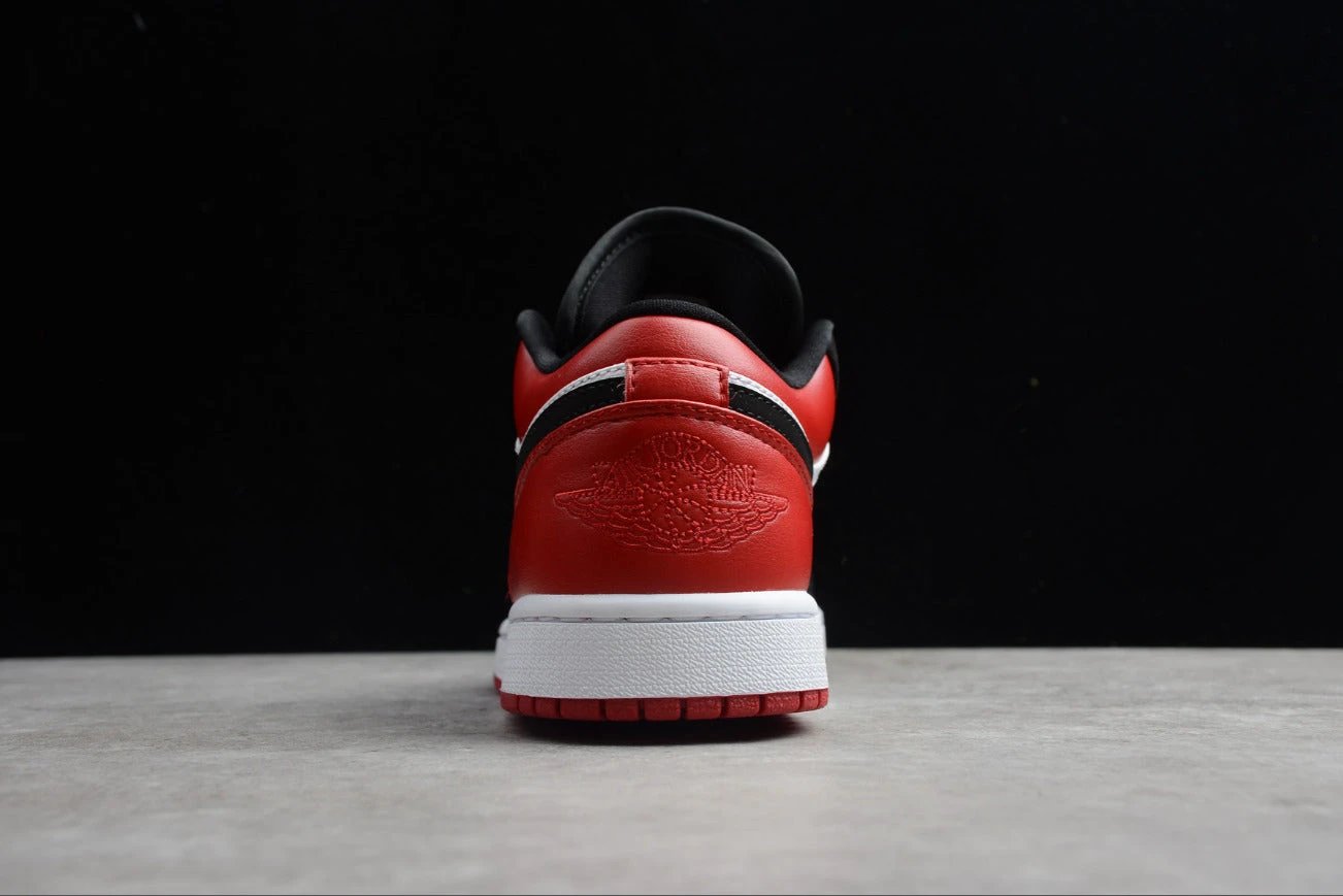 Air Jordan 1 Low Top Black Red Toe by Air Jordan