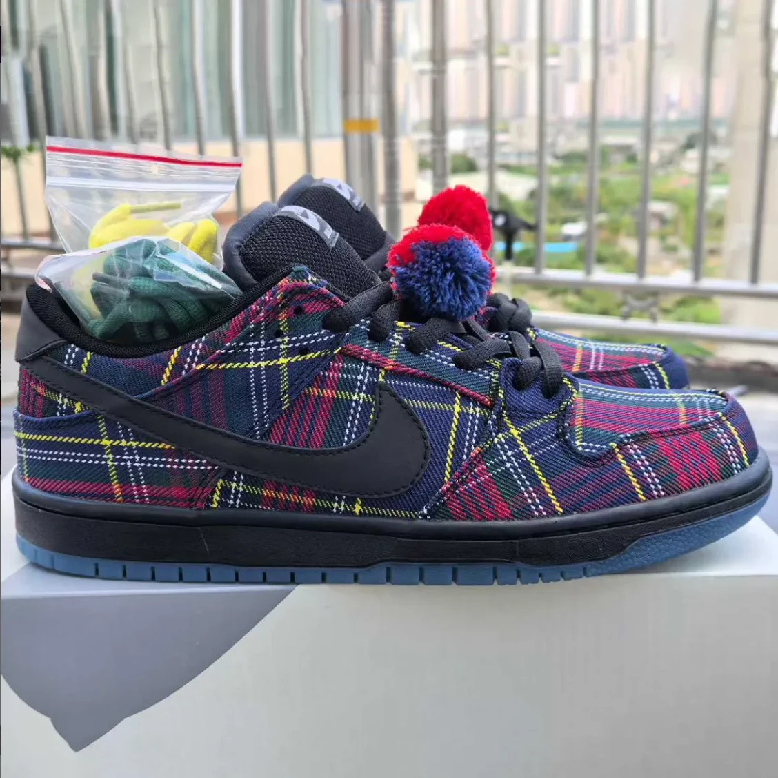 Nardwuar x Dunk Low SB Pro Tartan Shoes Sneakers by Air Jordan
