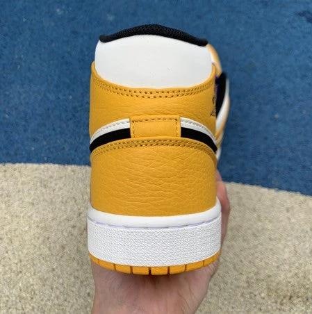 Air Jordan 1 Mid White Orange Purple Gold by Air Jordan