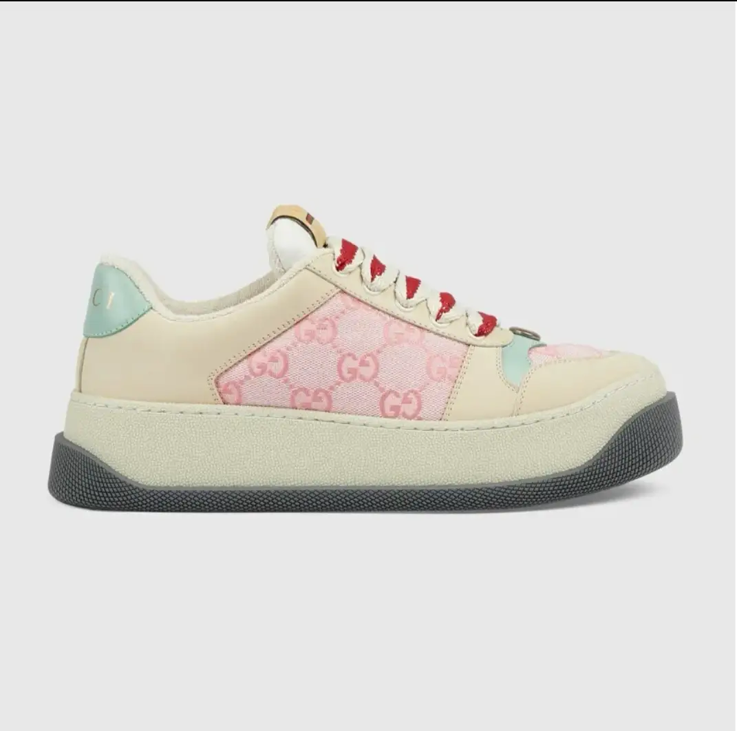 GG Canvas and Leather Shoes Sneakers by Air Jordan