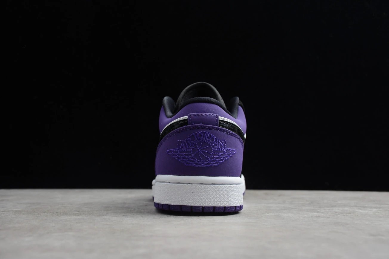Air Jordan 1 Low Top Black Purple Toe by Air Jordan