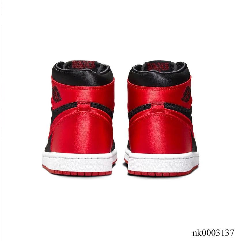 Air Jordan 1 Retro High OG Satin Bred Shoes Sneakers by Air Jordan