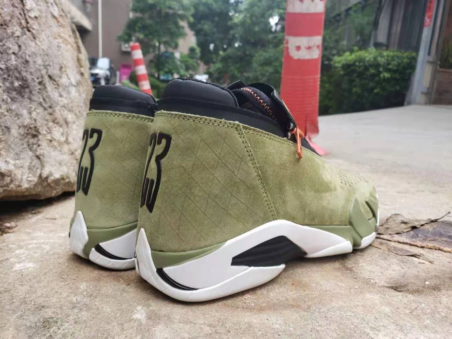 Air Jordan 14 Jumpman Z Olive Green by Air Jordan