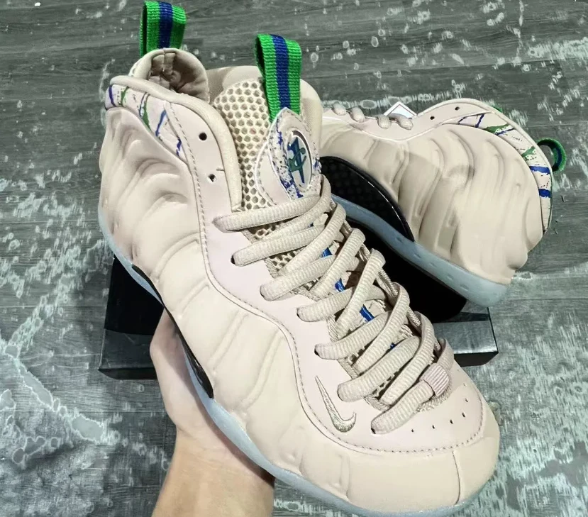 Air Foamposite One Particle Beige Shoes Sneakers by Air Jordan