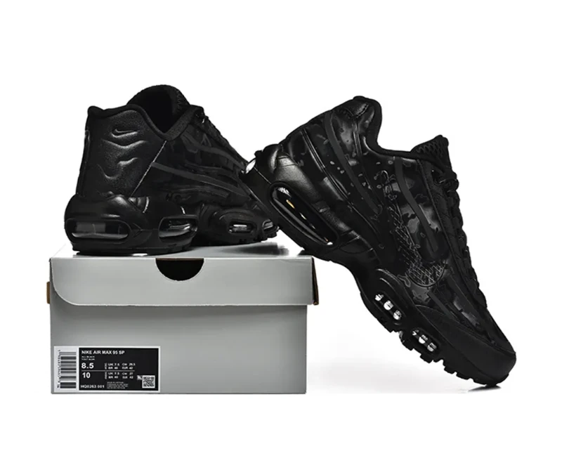 WORKSOUT x AM 95 Uniform Black Anthracite Shoes Sneakers by Air Jordan