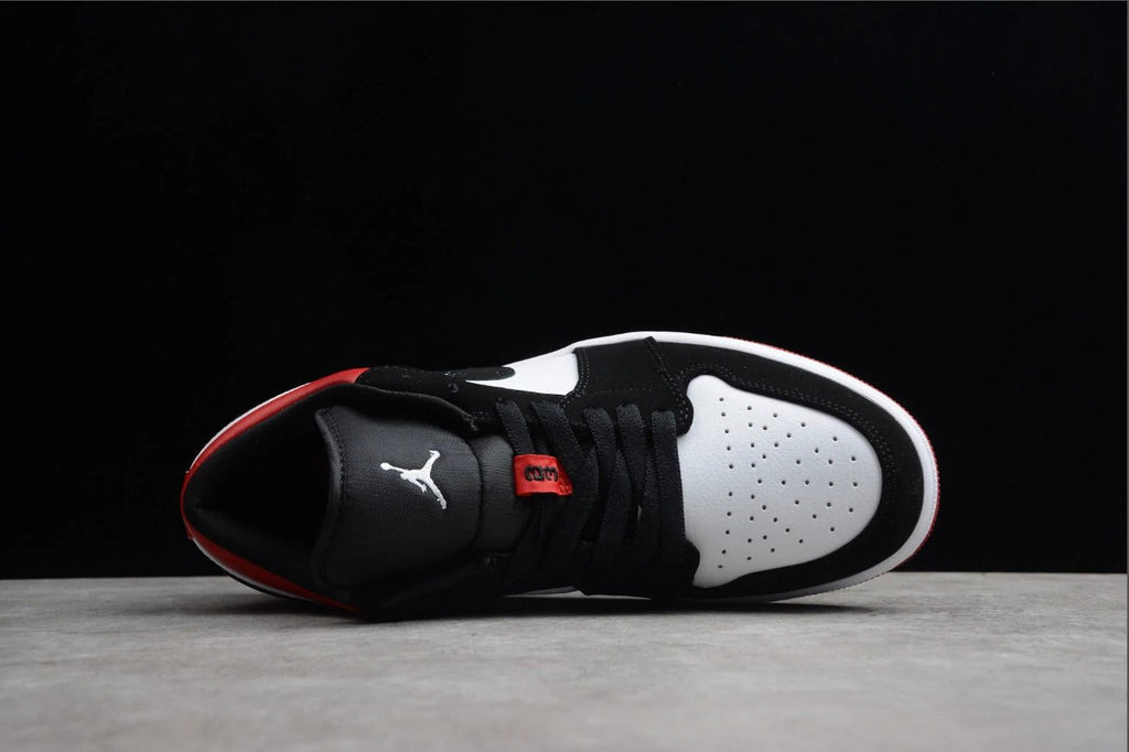 Air Jordan 1 Low Black And White Red by Air Jordan