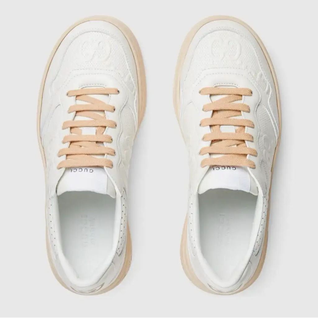 GG Embossed Leather Shoes Sneakers by Air Jordan