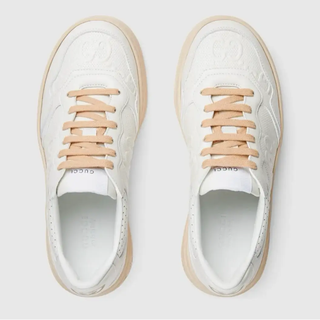 GG Embossed Leather Shoes Sneakers by Air Jordan