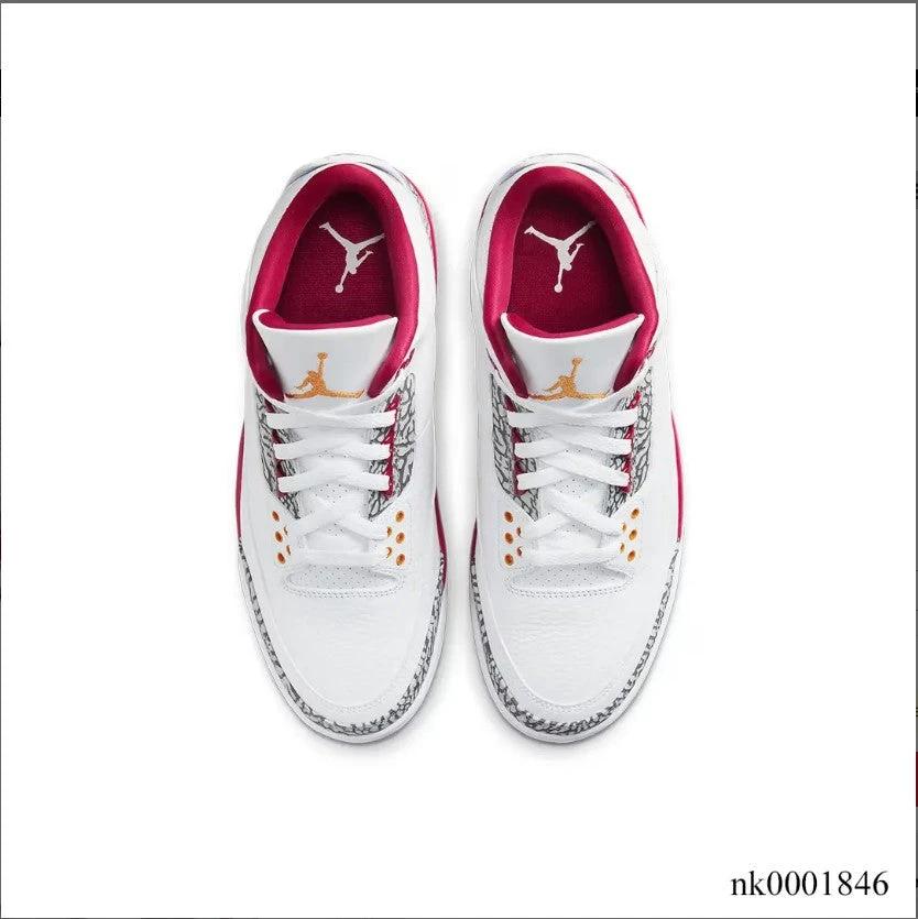 Air Jordan 3 Retro Cardinal Red Shoes Sneakers by Air Jordan