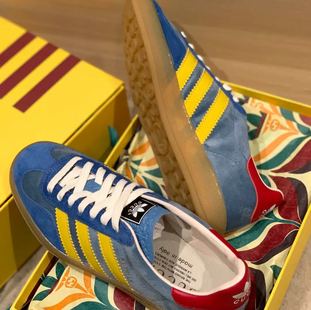 GG x AD Gazelle ‘Light Blue Suede’ Shoes Sneakers – nk0004919 by Air Jordan