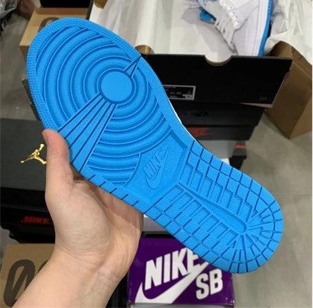 Air Jordan 1 White Blue Black by Air Jordan