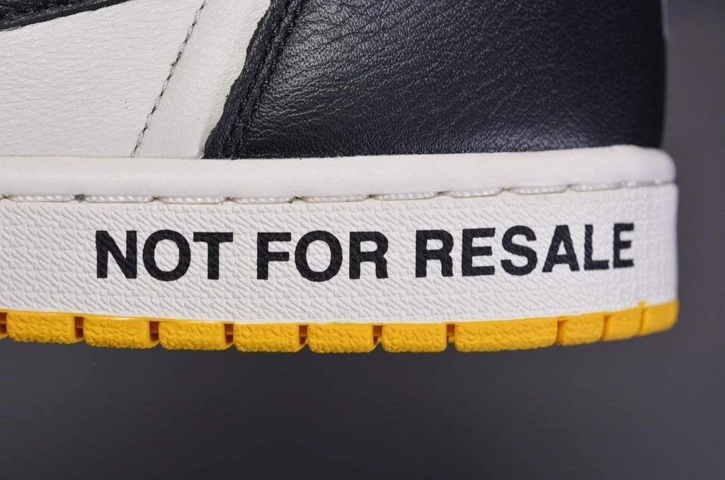 Air Jordan 1 Retro High “Not for Resale” Varsity Maize Shoes Sneakers by Air Jordan