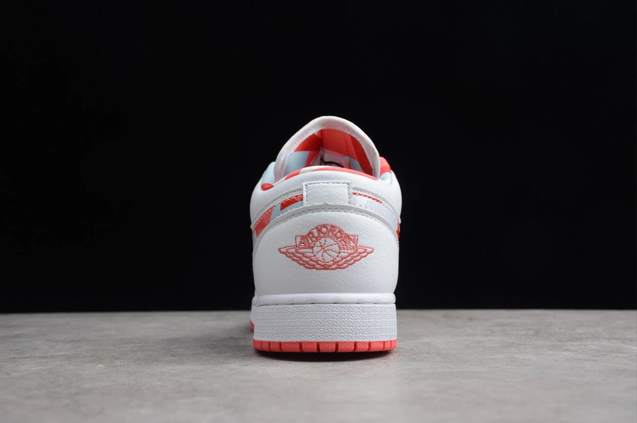 Air Jordan 1 Low Top White Red by Air Jordan