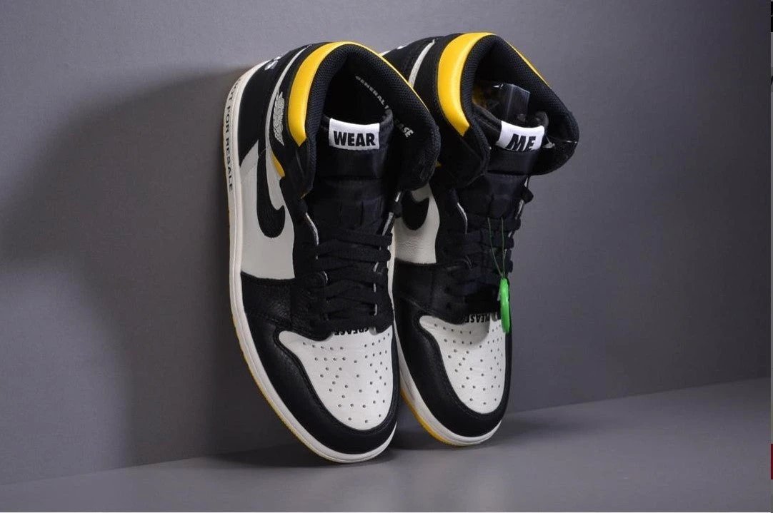 Air Jordan 1 Retro High “Not for Resale” Varsity Maize Shoes Sneakers by Air Jordan