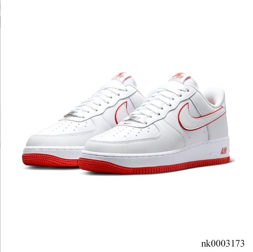 Air Force 1 Low White Picante Red Shoes Sneakers by Air Jordan