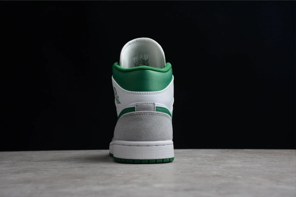 Air Jordan 1 Mid SE White Gray Green by Air Jordan
