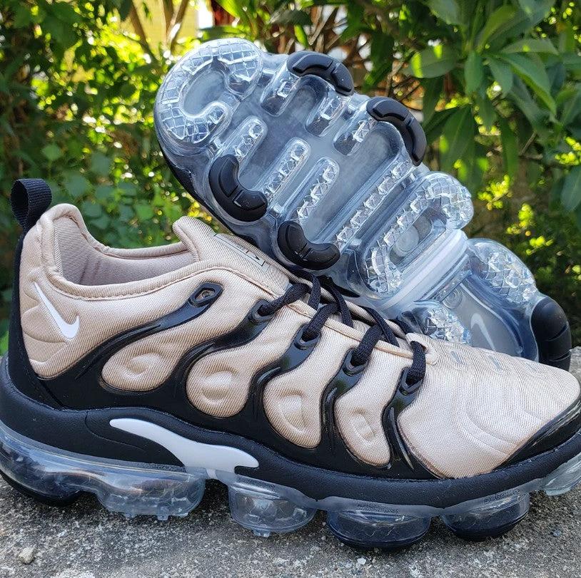 Air Jordan Vapor Max Plus Black Beige Shoes Sneakers by Air Jordan