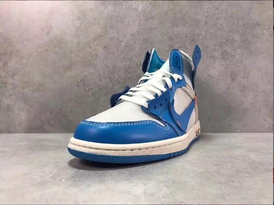 Off-White x Air Jordan 1 High OG UNC Shoes Sneakers by Air Jordan