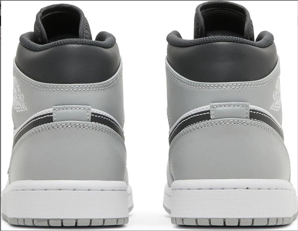 Air Jordan 1 Mid Light Smoke Grey Shoes Sneakers by Air Jordan