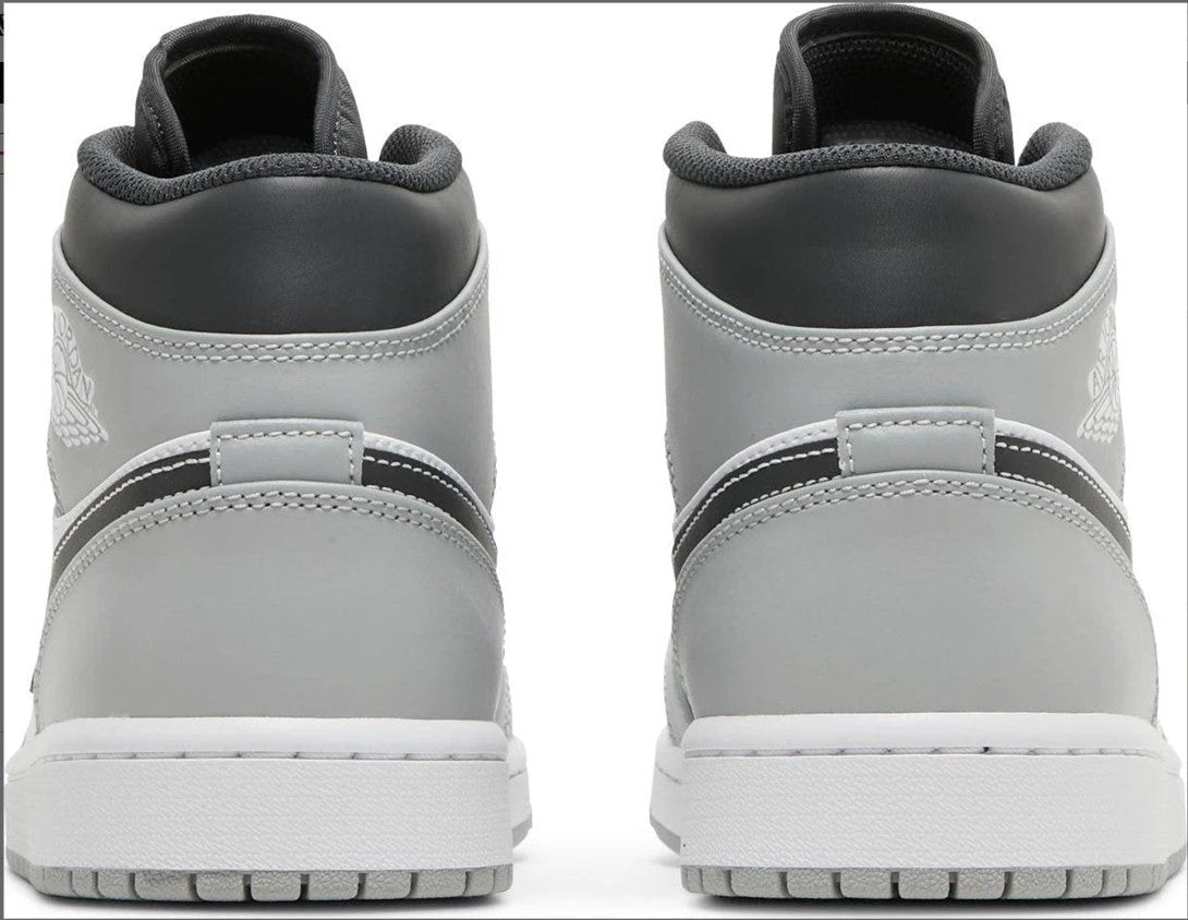 Air Jordan 1 Mid Light Smoke Grey Shoes Sneakers by Air Jordan