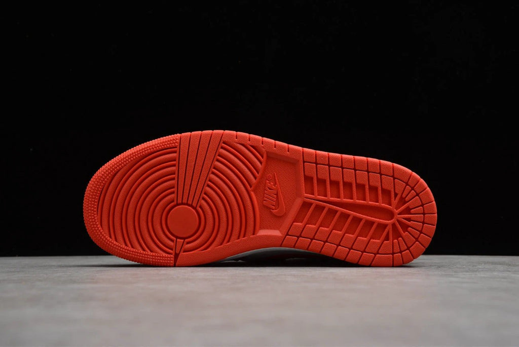 Air Jordan 1 Mid White Orange by Air Jordan