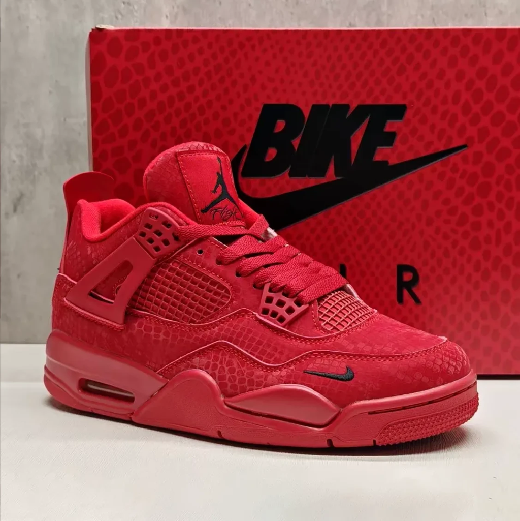 Nigel Sylvester x Air Jordan 4 Red Mamba Shoes Sneakers by Air Jordan