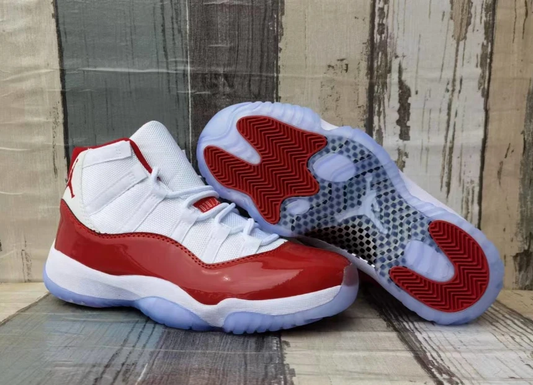 Air Jordan 11 White Red by Air Jordan