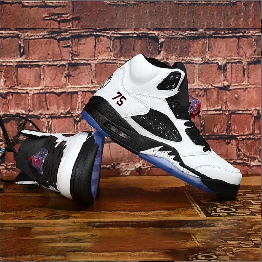 Air Jordan 5 Paris Saint Germain F&F White Shoes Sneakers by Air Jordan