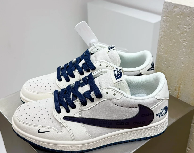 Air Jordan 1 Low x Travis Scott x TNF Shoes Sneakers by Air Jordan