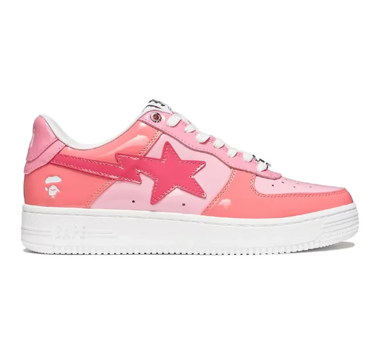 BAPE Sta Low Color Camo Combo Pink Shoes Sneakers by Air Jordan