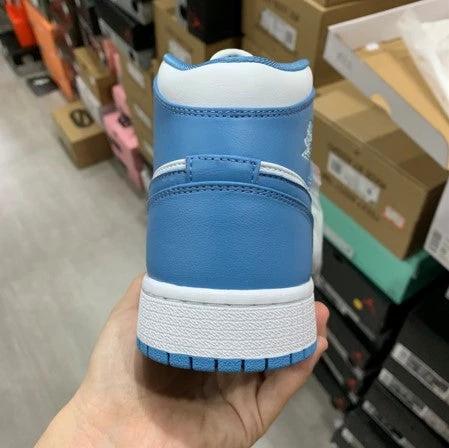 Air Jordan 1 Mid White Blue North Carolina by Air Jordan