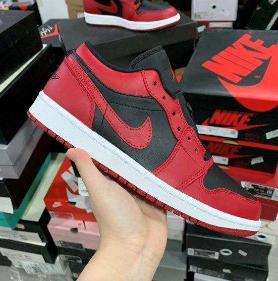 Air Jordan 1 Low Red Black by Air Jordan