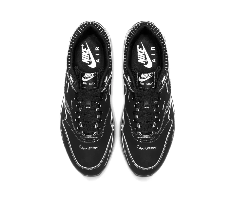 AM 1 Tinker Sketch To Self – Black Shoes Sneakers by Air Jordan