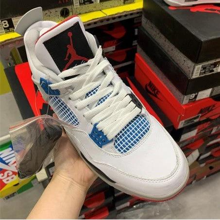 Air Jordan 4 SE White Red Blue Cement by Air Jordan