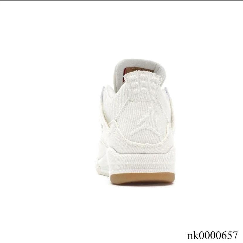 Air Jordan 4 Retro Levi’s White (Levi’s Tag) Shoes by Air Jordan