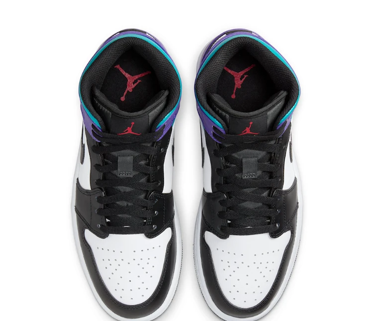 Air Jordan 1 Mid Aqua Shoes Sneakers by Air Jordan