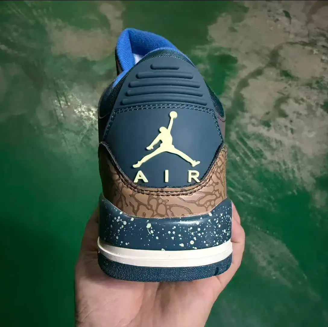 Air Jordan 3 Retro Olive Grey Shoes Sneakers by Air Jordan