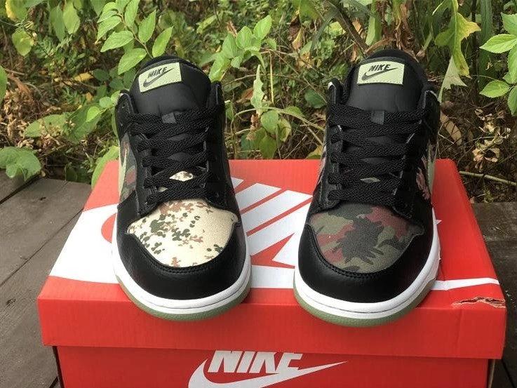 Dunk Low Crazy Camo Shoes Sneakers by Air Jordan