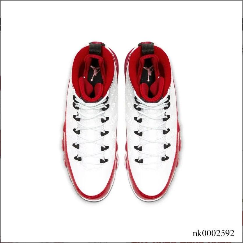 Air Jordan 9 Retro White Gym Red Shoes Sneakers by Air Jordan