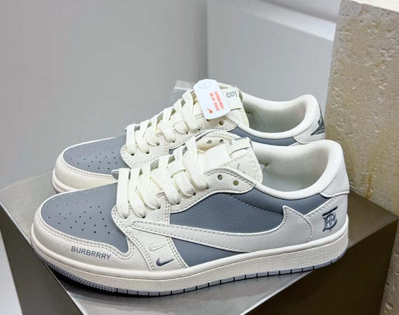 Air Jordan 1 Low x Travis Scott x BUR Shoes Sneakers by Air Jordan
