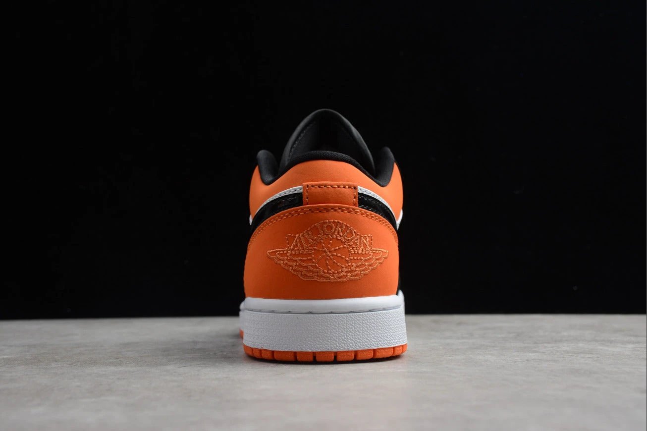 Air Jordan 1 Low Top Black Orange Buckle by Air Jordan