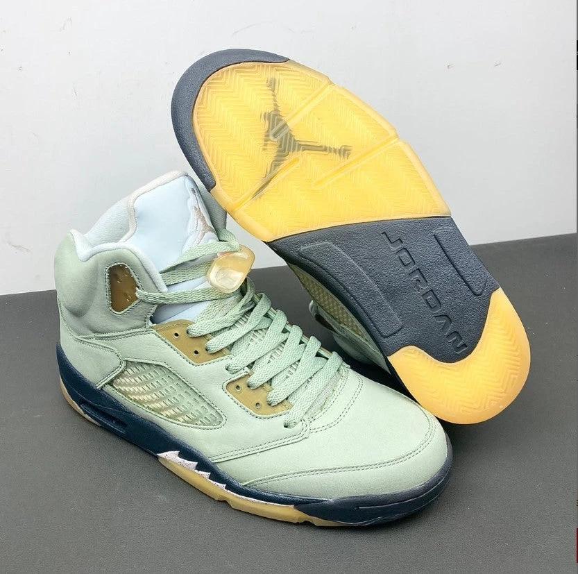 Air Jordan 5 Retro Jade Horizon Shoes Sneakers by Air Jordan