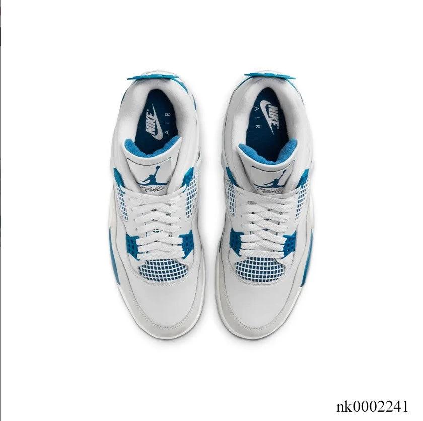 AJ 4 Retro Military Blue Shoes Sneakers by Air Jordan